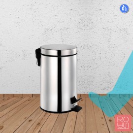 Cubell a pedal en acer inoxidable 12 L